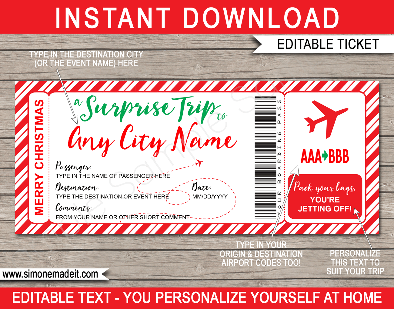 Christmas Pass the Gift Game Instant Download Printable 