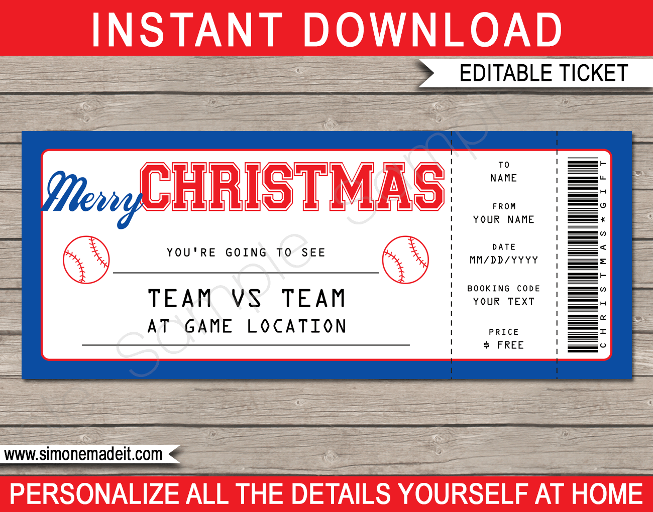 printable red sox ticket template