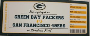 Green Bay Packers Gift Vouchers