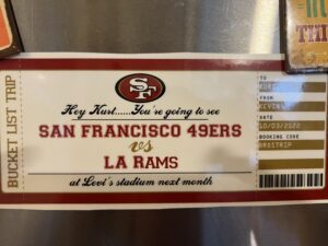 San Francisco 49ers Gift Vouchers