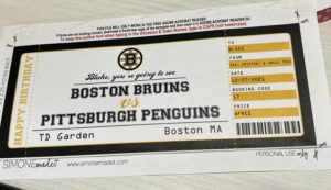 Boston Bruins Gift Vouchers