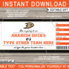 Anaheim ducks gift card