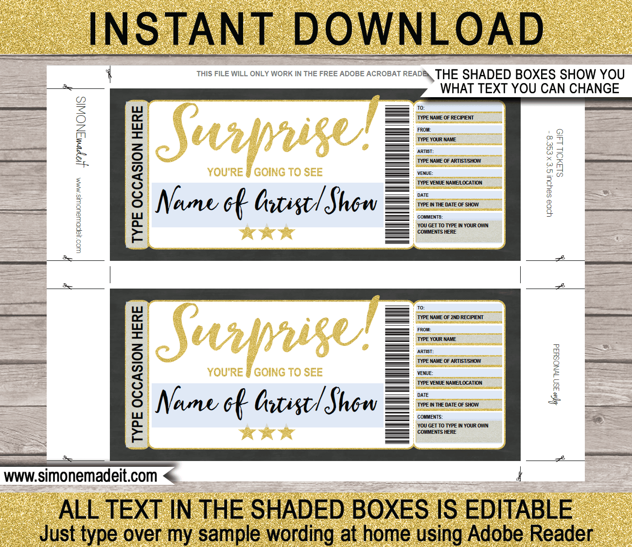 Printable NEW PUPPY / DOG Surprise Gift Reveal Coupon. Instant