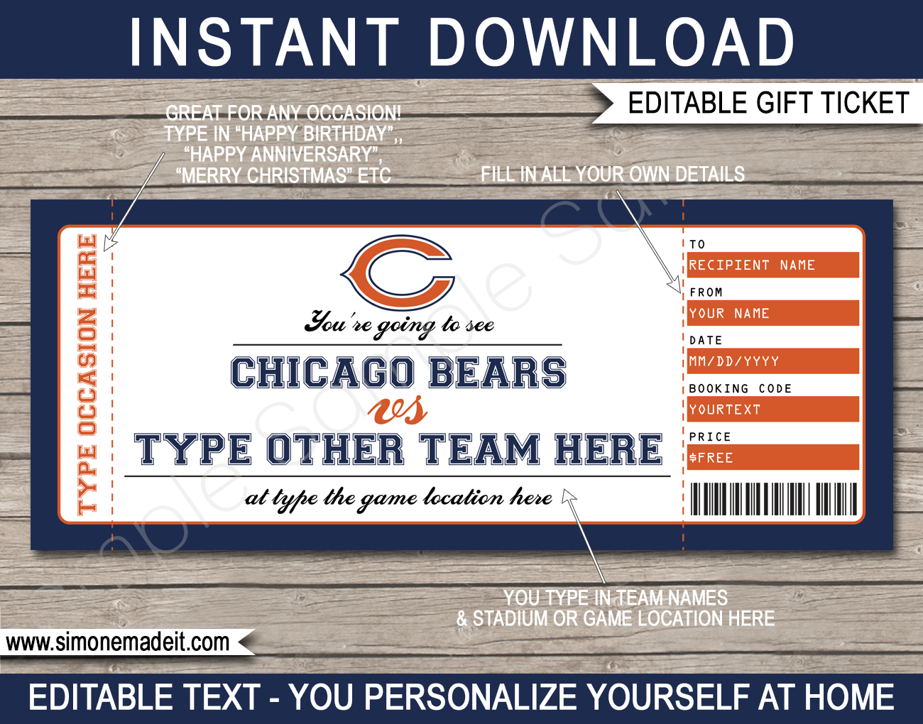 bears christmas game