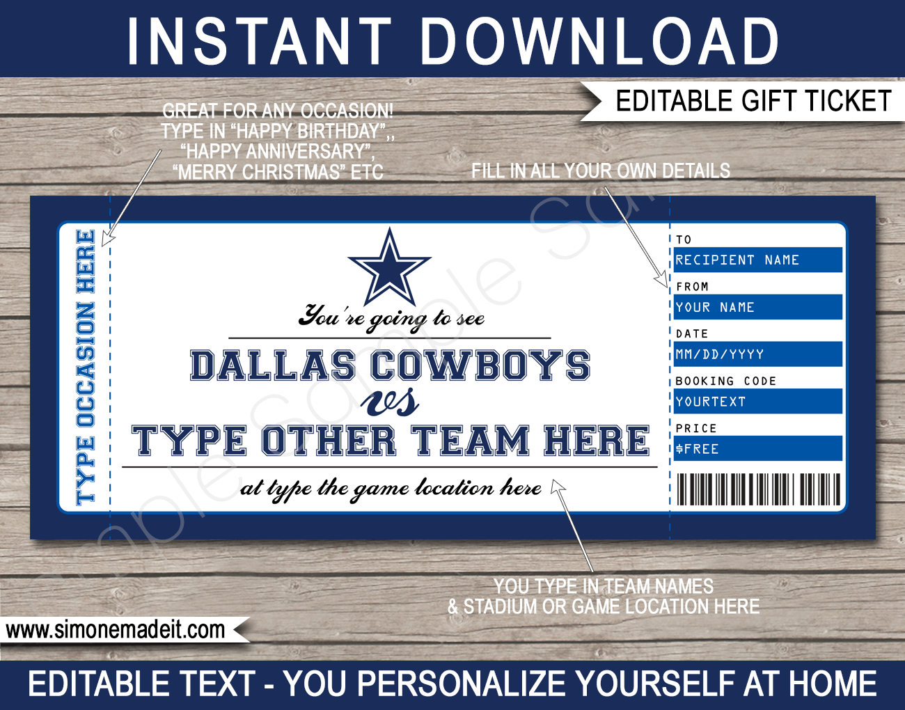 dallas-cowboys-game-ticket-gift-voucher-printable-surprise-football