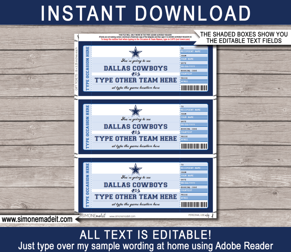 dallas-cowboys-game-ticket-gift-voucher-printable-surprise-football