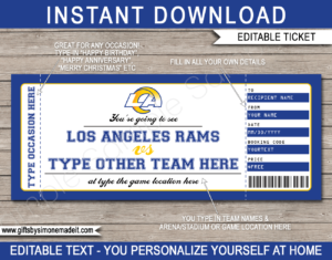 Rams Tickets  Los Angeles Rams 