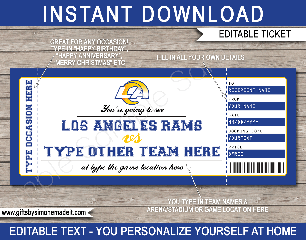 Los Angeles Rams Ticket Account Manager