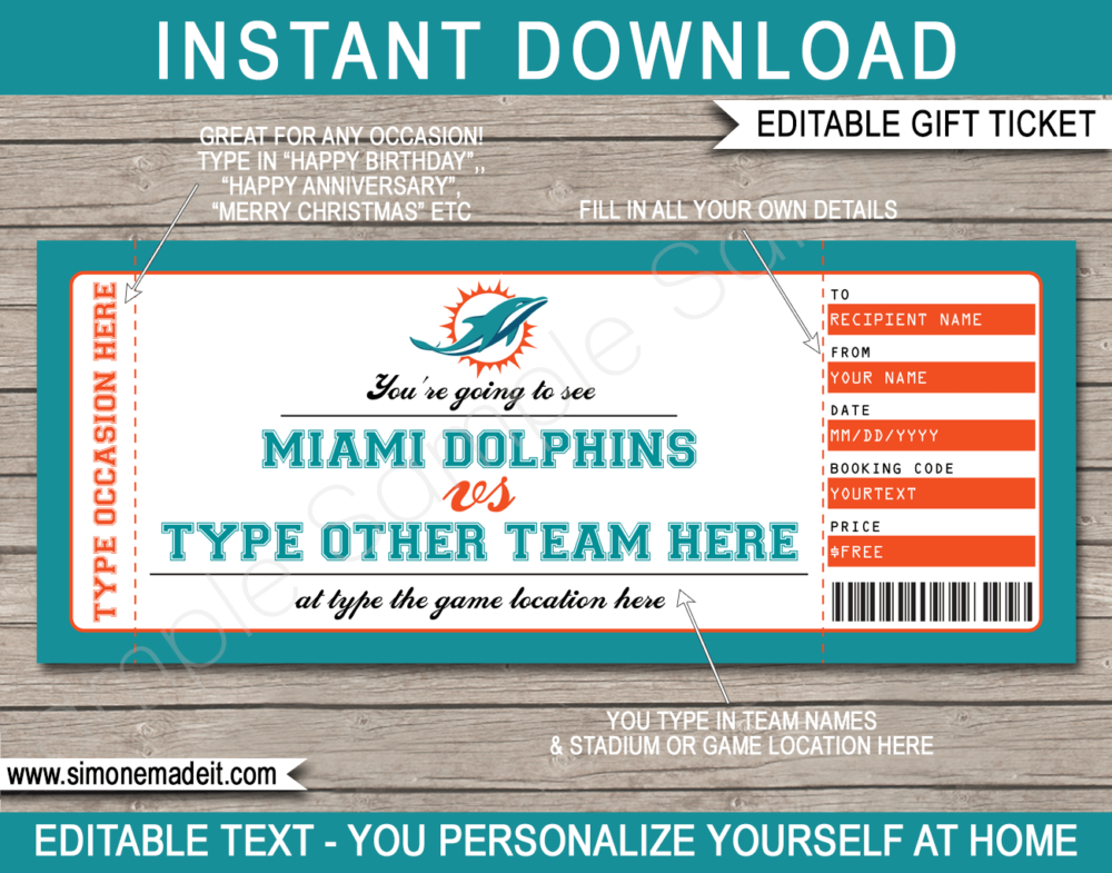 Miami Dolphins Tickets 2023