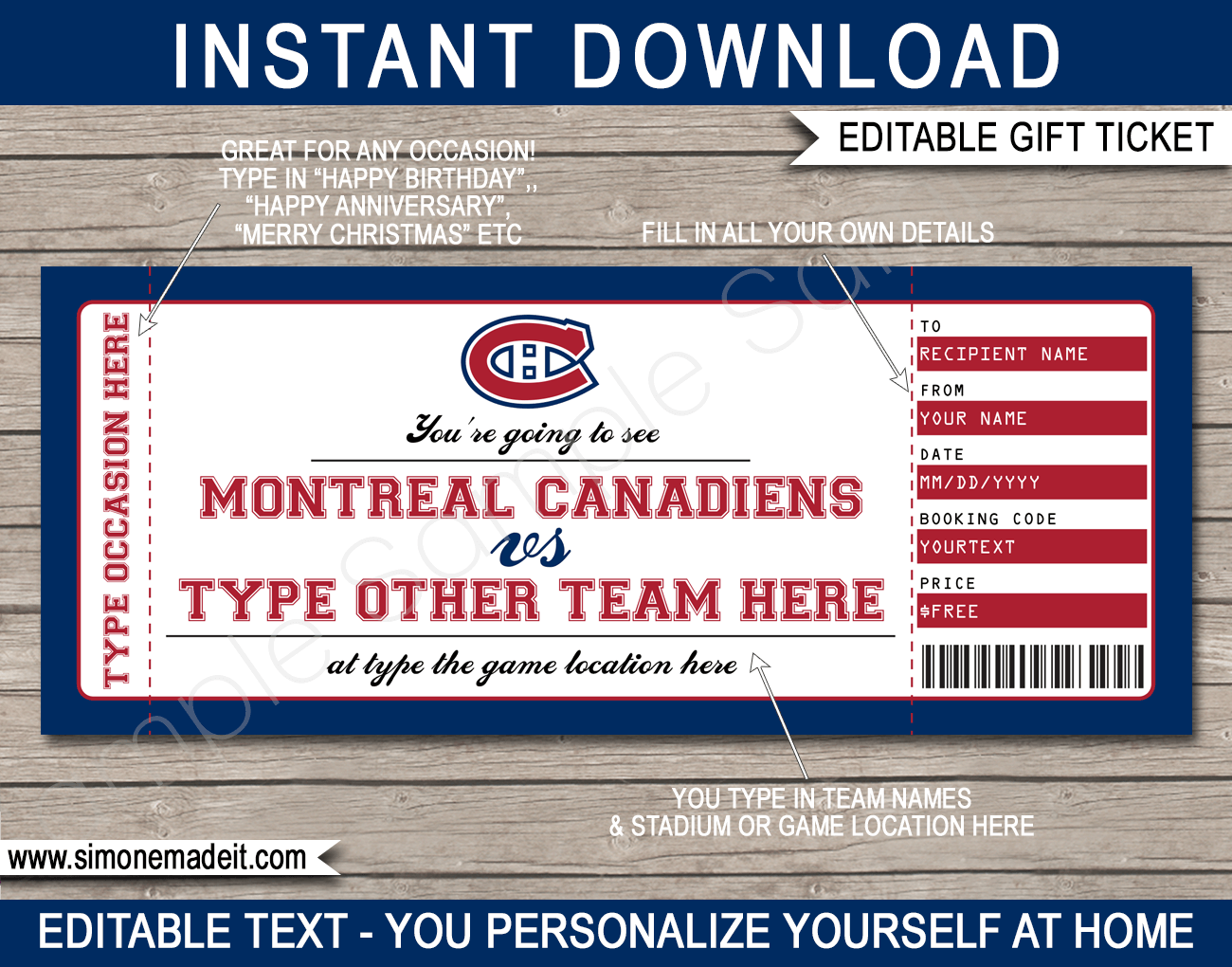 nhl montreal canadiens tickets