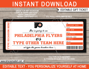 Pittsburgh Penguins Game Ticket Gift Voucher