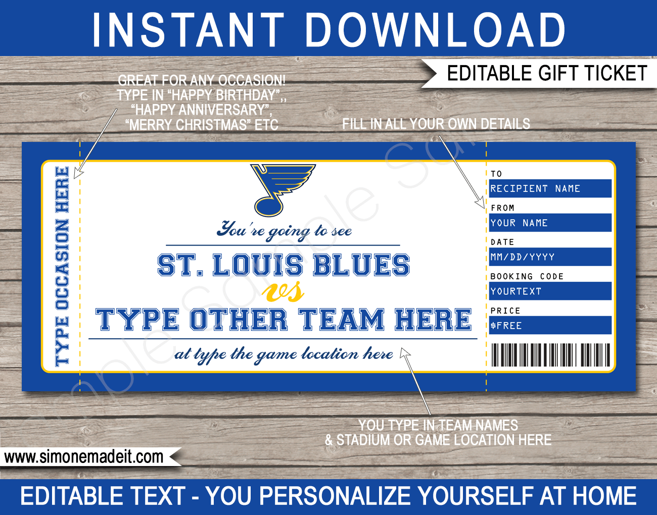 St Louis Blues Kids in St Louis Blues Team Shop 