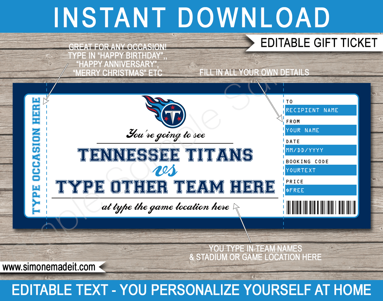 titans tickets