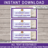los angeles lakers game ticket gift voucher printable surprise nba basketball tickets