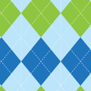 Blue & Green Argyle