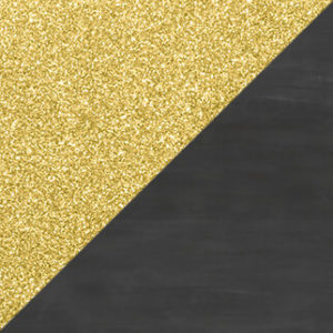 Gold Glitter & Chalkboard