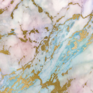 Gold & Pastel Marble