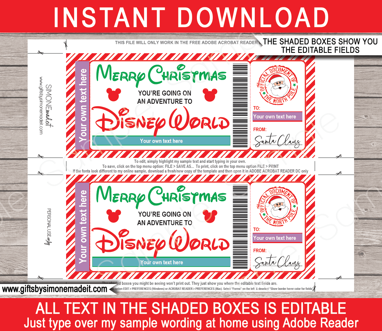 https://www.giftsbysimonemadeit.com/wp-content/uploads/2021/11/Christmas-Disney-World-Tickets-from-Santa-RED-GREEN-editable-text.png