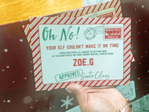 Late Elf on the Shelf Notice | Editable & Printable Template