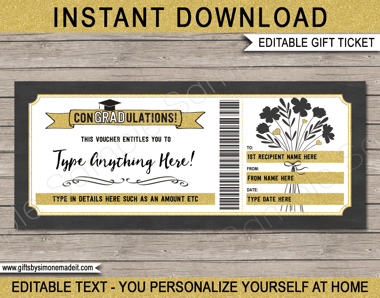 Gift Certificate Template