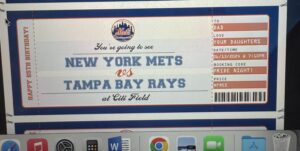 New York Mets Gift Vouchers
