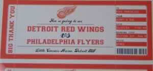 Gift Ticket to a Detroit Red Wings Game