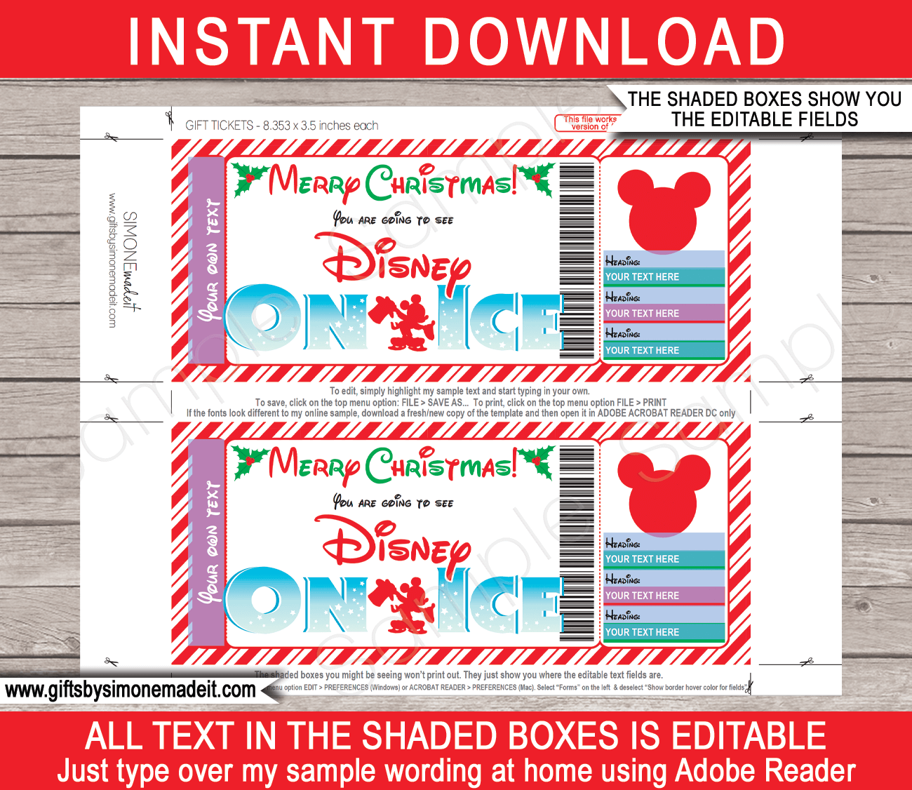 Disney Christmas Borders