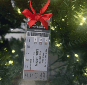 Christmas Ticketmaster Taylor Swift Concert Ticket Printable Template