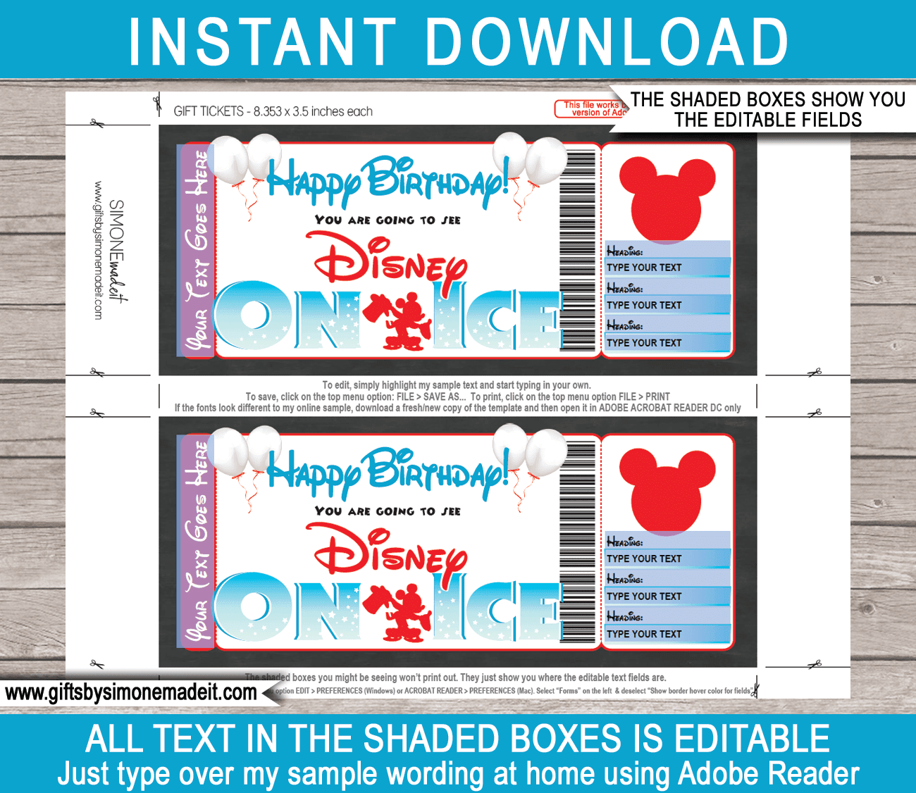 Disney Surprise Gift, Birthday Gift Box, Gift for Her, Disney
